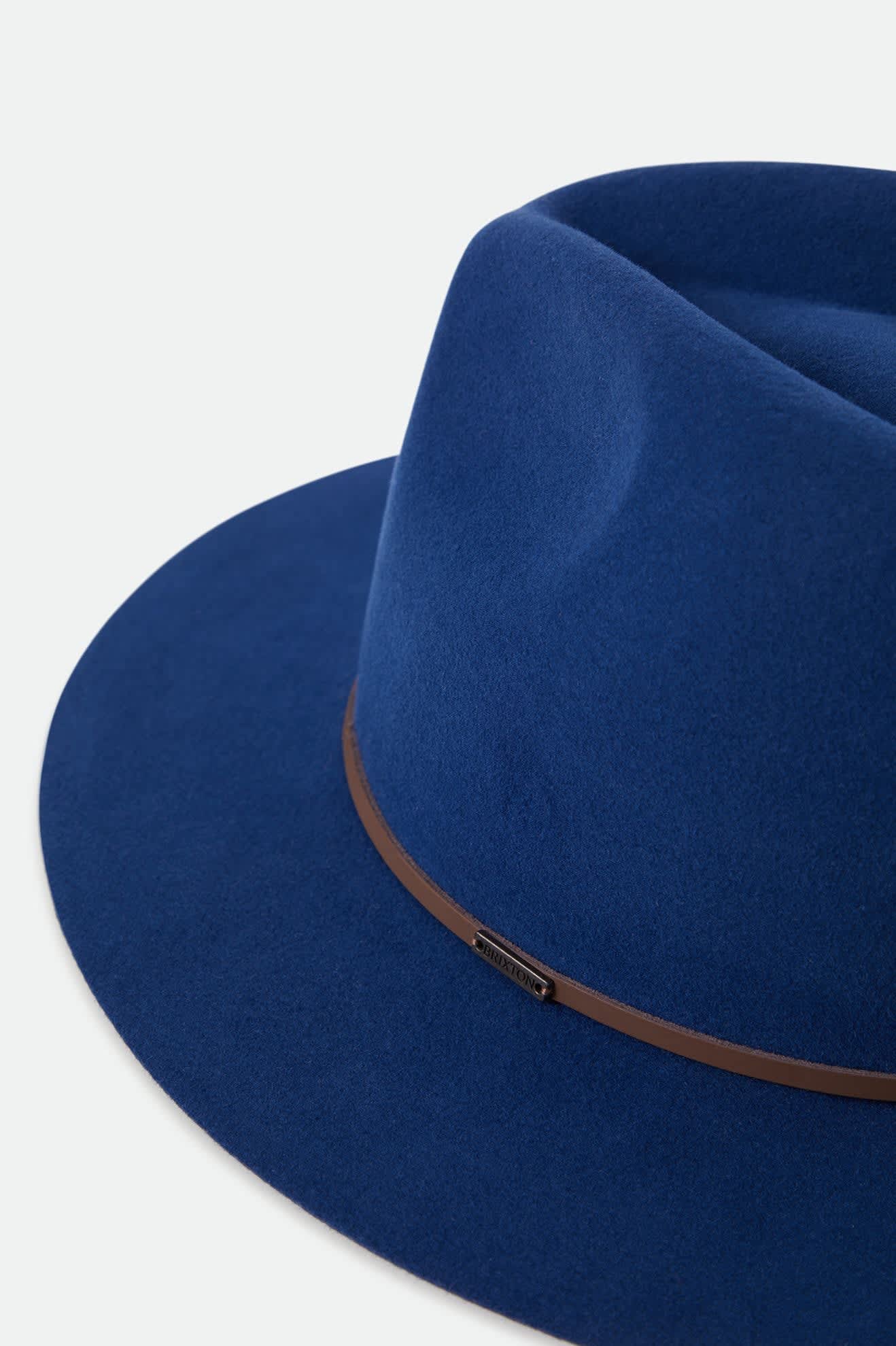 Wesley Fedora Hat | Midnight Blue