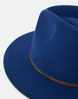 Wesley Fedora Hat | Midnight Blue