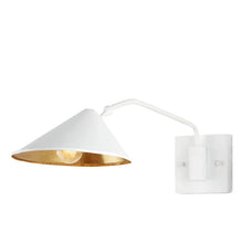 Load image into Gallery viewer, Serpa Single Swing-Arm Wall Sconce | White
