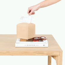 Load image into Gallery viewer, Leather Tissue Box Cover | Gathre
