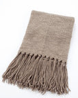 Lana Handwoven Wool Throw | Taupe