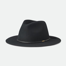 Load image into Gallery viewer, Wesley Fedora Hat | Black
