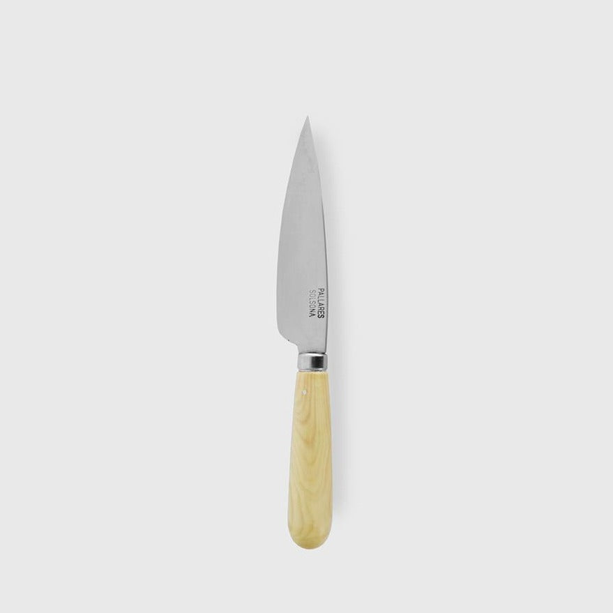 Pallares Solsona - Kitchen Knife - Boxwood Handle - 34cm - Carbon steel –  VOLTA