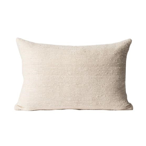 Freida Silk Blend Pillow | Natural