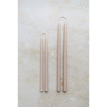 Load image into Gallery viewer, Standard European Hand-Dipped 16&quot;H Taper Candles | Set of 2 | Mocha
