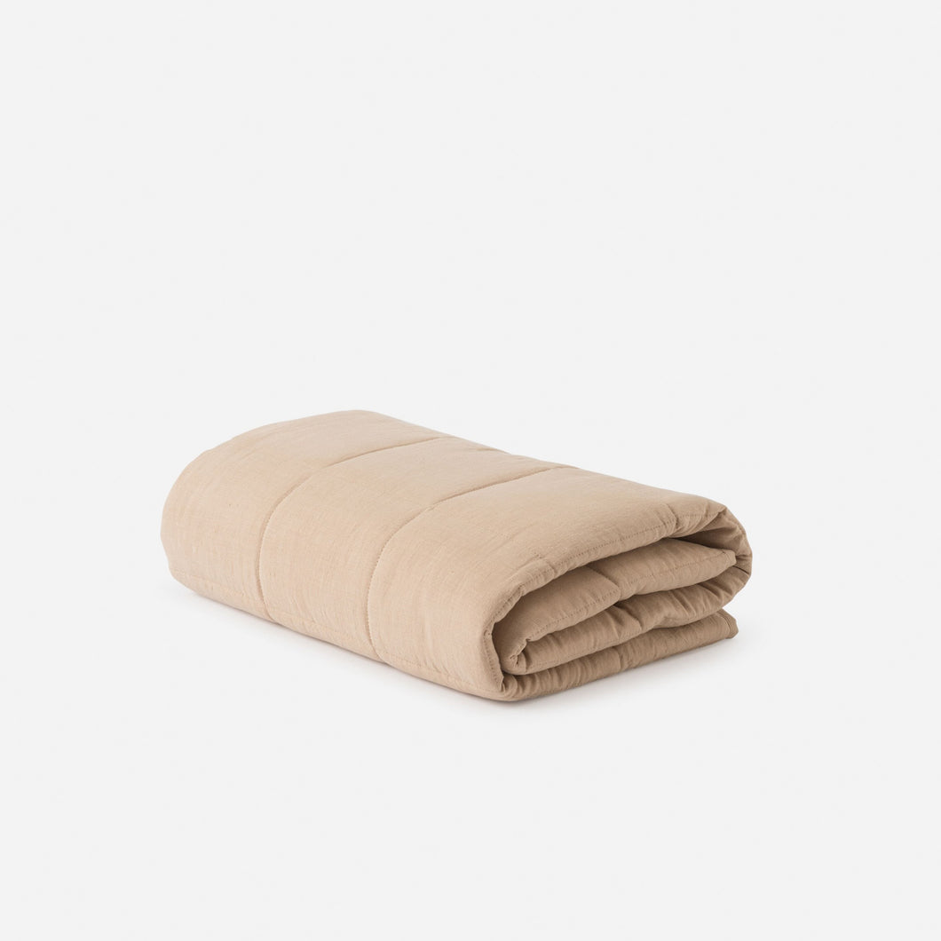 Linen Quilted Coverlette | Various Colours