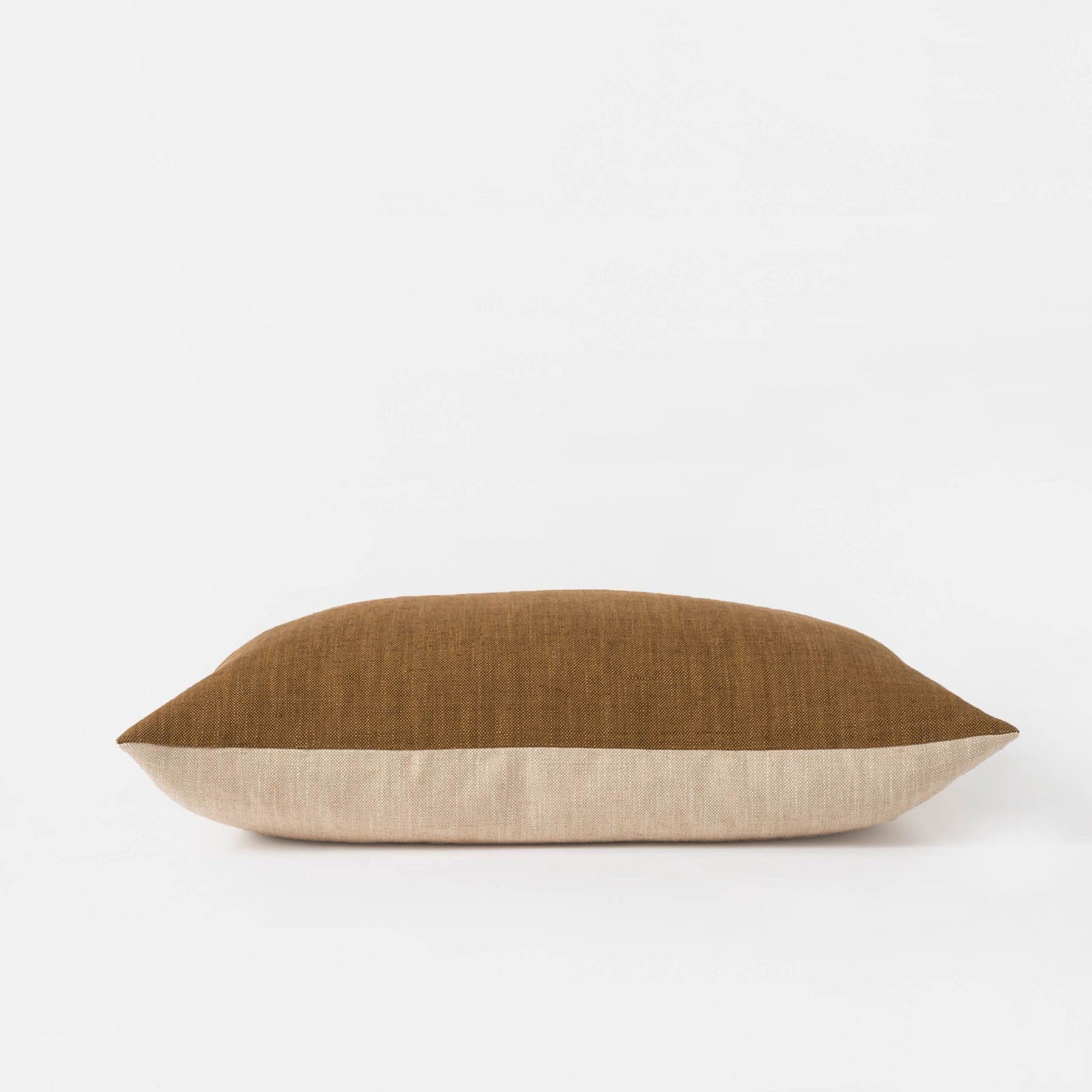 Amano Linen Blend Pillow | Bronze + Natural