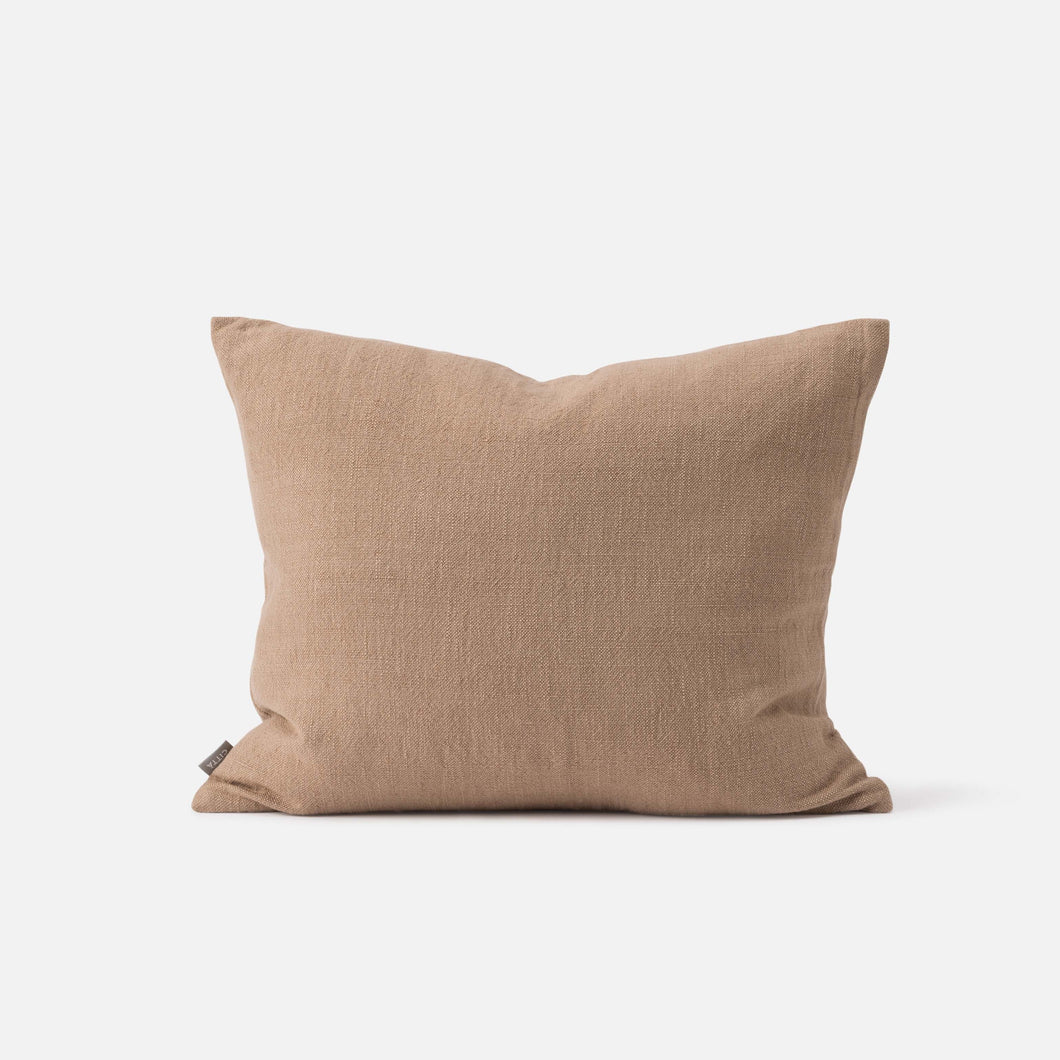 Handwoven Walnut Linen Blend Pillow
