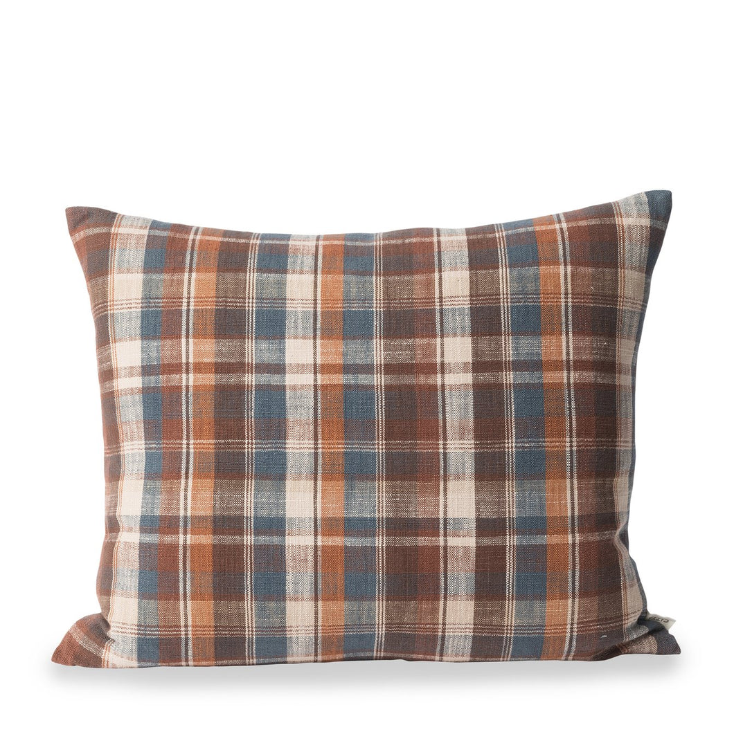 Tasman Woven Pillow | Raisin & Multi
