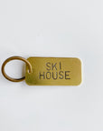 SKI HOUSE | Vintage Brass Keychain