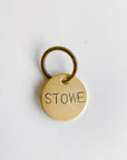 STOWE | Vintage Brass Keychain