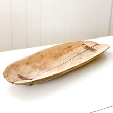 Load image into Gallery viewer, Hand-carved Oblong Wood Trays
