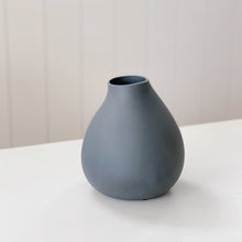 Load image into Gallery viewer, Modern Porcelain Vase | Charcoal
