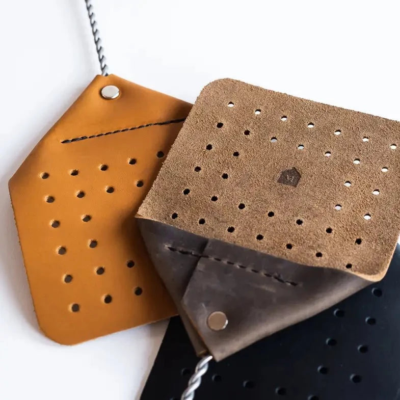 Leather Fly Swatter | Camel