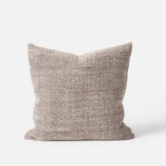 Hutt Wool Pillow | Mulberry + Natural