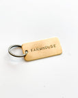 FARMHOUSE | Vintage Brass Keychain