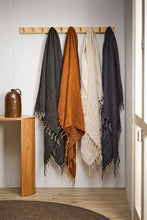 Load image into Gallery viewer, Indira Linen Throw | Tobacco
