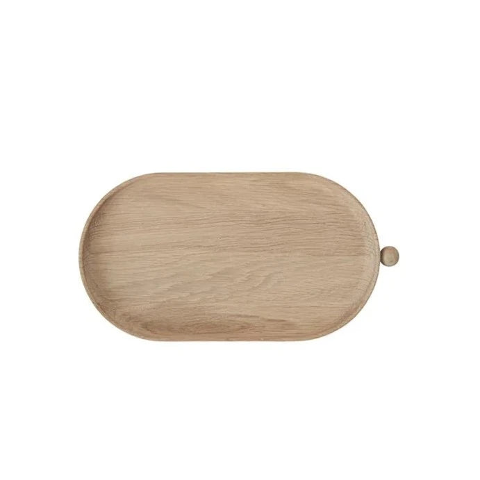 Inka Oak Oval Tray