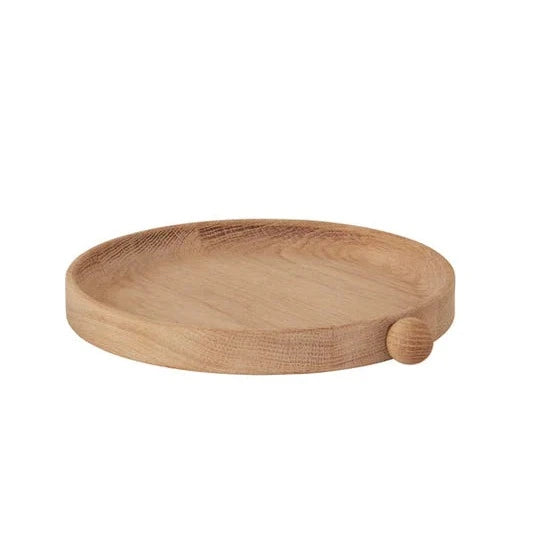Inka Oak Round Tray | Small