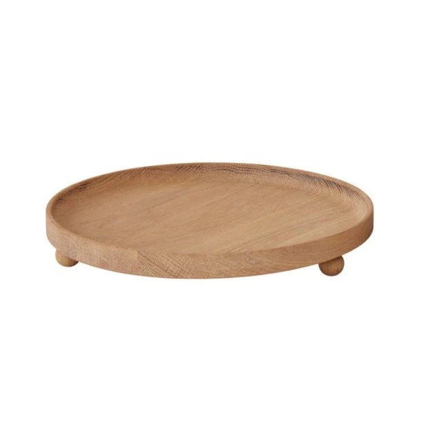Inka Oak Round Tray | Large