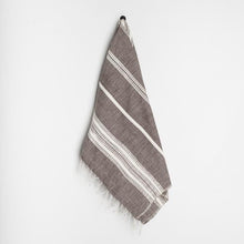 Load image into Gallery viewer, Aden Hand Towel | Charcoal + Natural
