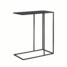 Modern Slim Side Table | Black