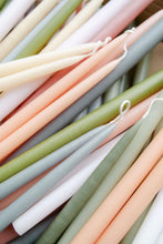 Load image into Gallery viewer, Standard European Hand-Dipped 16&quot;H Taper Candles | Set of 2 | Forest
