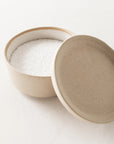 Garlic + Salt Cellar | Raw Stoneware