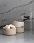 Garlic + Salt Cellar | Raw Stoneware