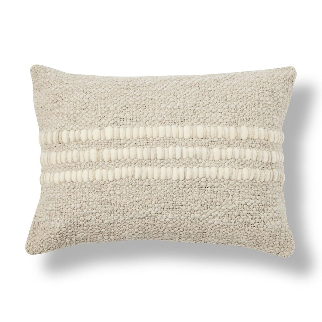 Cielo Handwoven Pillow | Cement