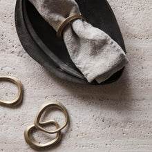 Load image into Gallery viewer, Brass Napkin Rings | Set of 4
