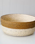 Round Tabletop Basket | Natural + Trigo