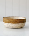 Round Tabletop Basket | Natural + Trigo