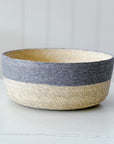 Round Tabletop Basket | Natural + Cromo