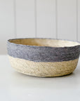 Round Tabletop Basket | Natural + Cromo