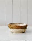 Round Tabletop Basket | Natural + Trigo