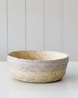 Round Tabletop Basket | Natural + Arena