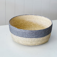 Load image into Gallery viewer, Round Tabletop Basket | Natural + Cromo

