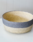 Round Tabletop Basket | Natural + Cromo