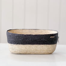 Load image into Gallery viewer, Oval Basket | Natural + Carbon
