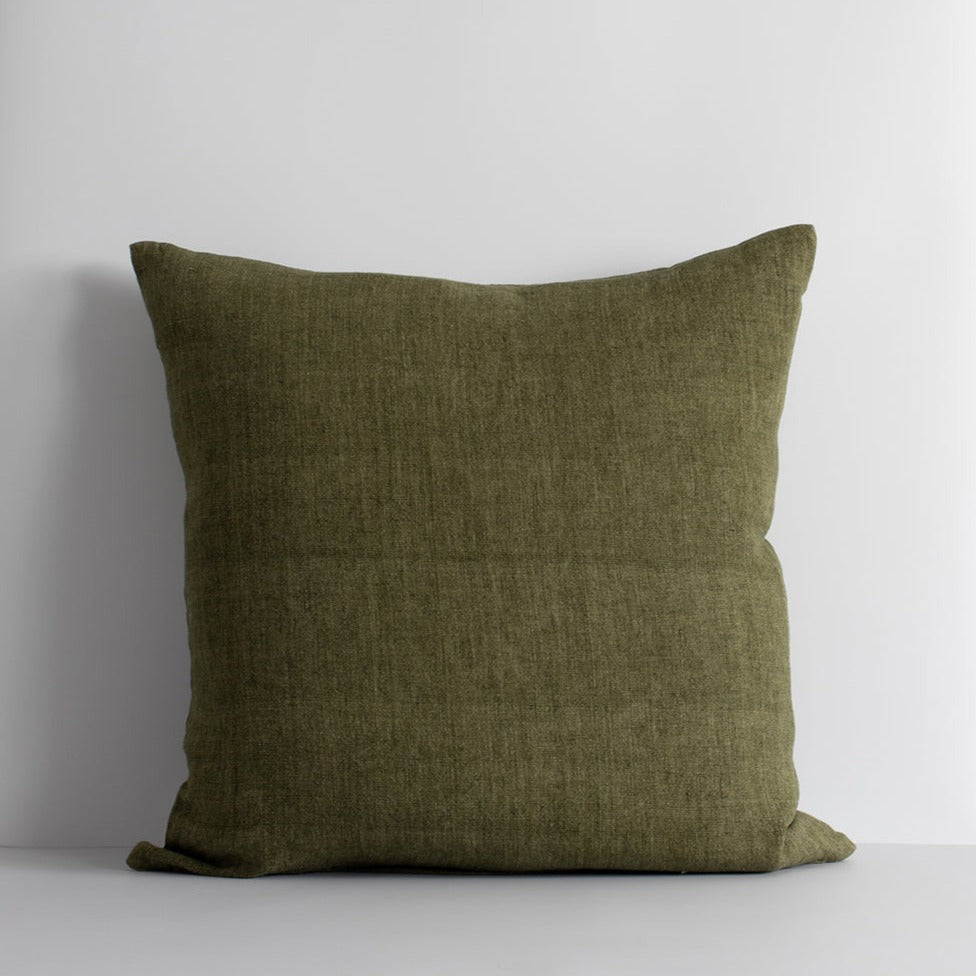 Indira Linen Pillow | Military