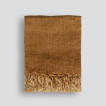Load image into Gallery viewer, Indira Linen Throw | Tobacco
