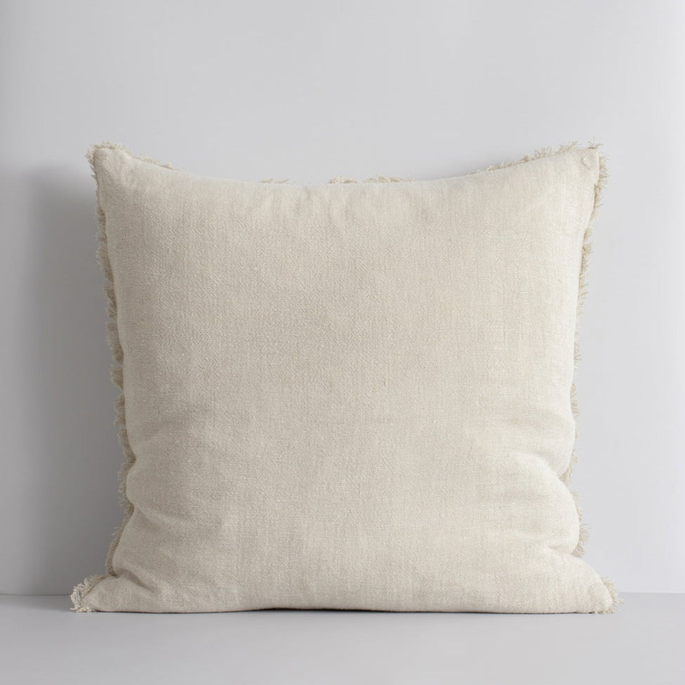 Keaton Linen Pillow | Cream + Natural