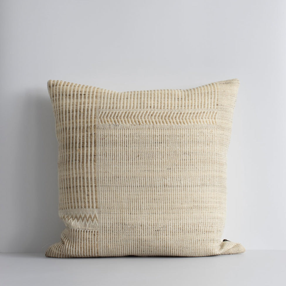 Navajo Woven Pillow | Straw + Off White