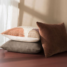 Load image into Gallery viewer, Piha Handwoven Pillow | Brick &amp; Multi
